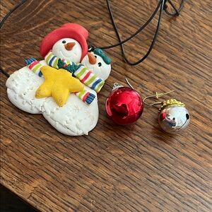Christmas items bells and snowmen however you can use them!!